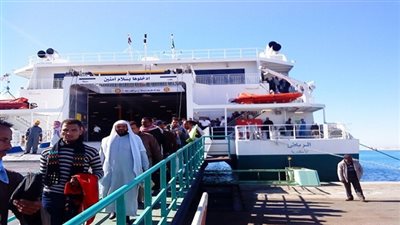 ميناء نويبع يستقبل 1829 راكبا بينهم 270 معتمرا