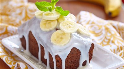 طريقة عمل كيكة الموز بالنوتيلا