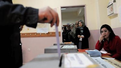 انتهاء عملية الاقتراع في انتخابات الرئاسة التركية