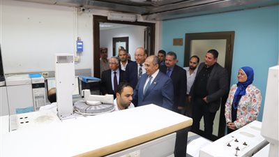 افتتاح معمل متبقيات المبيدات والعناصر الثقيلة في الأغذية بعد تطويره