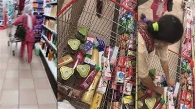 رد فعل المهرة البحرينية بسبب مشتريات الخادمة من السوبر ماركت (فيديو)