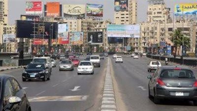انتظام الحركة المرورية على كافة الطرق بالقاهرة والجيزة