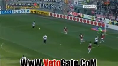 بالفيديو - كاسانو يعزز تقدم بارما بالهدف الثاني في مرمى الميلان