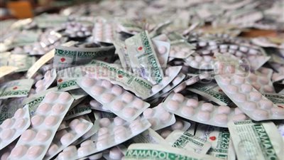 ضبط  160 الف قرص ترامادول بالقليوبية