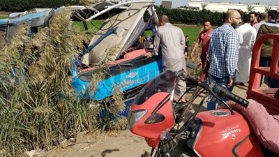 تفاصيل الحالة الصحية لمصابي حادث أتوبيس طنطا (صور)