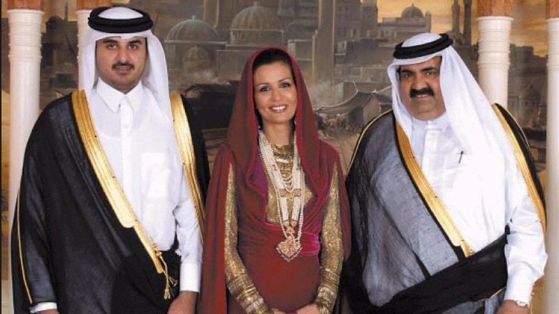 العائلة القطرية الحاكمة