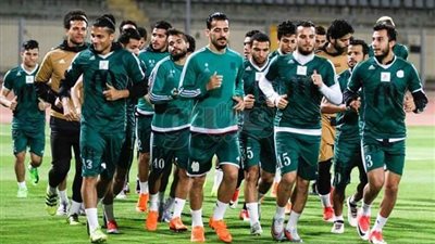 المصري يبدأ استعدادته لمباراة بطل موزمبيق