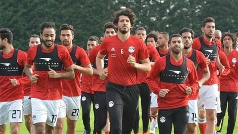 معسكر منتخب مصر _ارشيفية
