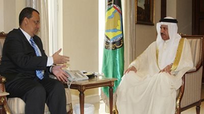 أمين عام مجلس التعاون الخليجي يلتقي المبعوث الأممي إلى اليمن