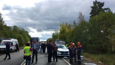 إصابة 9 أشخاص في حادث اصطدام حافلة في أورينبورج الروسية