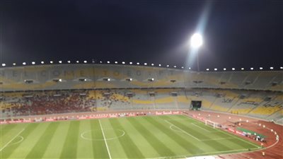 جماهير الأهلي بمدرجات ملعب برج العرب قبل لقاء الترجي (صور)