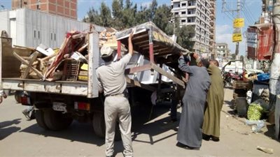 ضبط 18 متهما ورفع 276 مخالفة إشغال الطريق في الهرم