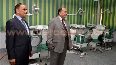 بالصور.. 25 «كرسي جديد» بعيادات «أسنان طنطا»