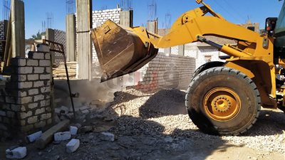 إزالة 152 حالة تعد في 3 مراكز بقرى قنا (صور)