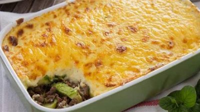 طريقة عمل كوسة بالبشاميل