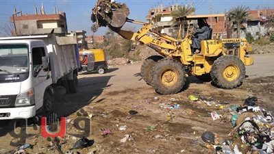 رفع 52 طن قمامة من قرى بلبيس بالشرقية