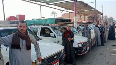 رئيس مركز ومدينة ملوي يتفقد نقل موقف تندة الجديد لسيارات الأجرة