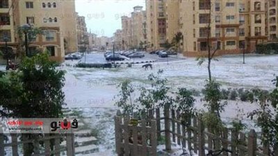 حولت مدينتي والرحاب إلى قطعة من أوروبا.. ماذا فعلت العاصفة الثلجية أليكسا في مصر 2013؟
