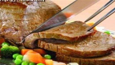 أسهل طريقة عمل اللحمة الباردة بالصلصة والزيتون