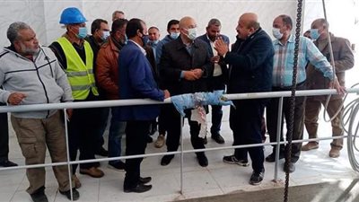 نائب محافظ الجيزة يتفقد مشروعات الصرف الصحي بالبدرشين | صور