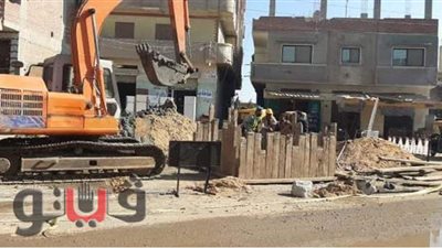 إزالة منزل مخالف وفصل الكهرباء عن 9 آخرين بأملاك الدولة