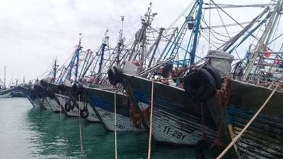 محافظ كفرالشيخ يقرر وقف حركة الملاحة البحرية بميناء البرلس بسبب الأحوال الجوية