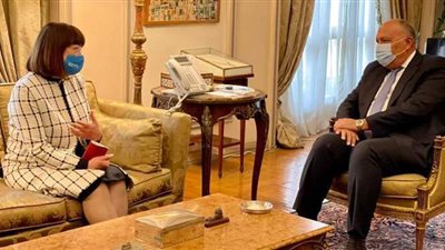 وزير الخارجية يستقبل المنسق المقيم الجديدة للأمم المتحدة بالقاهرة