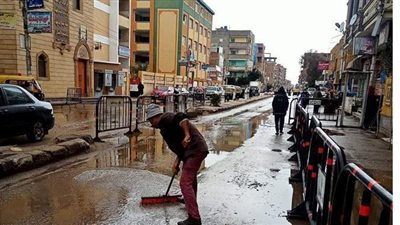 رفع حالة الطوارئ بكفرالشيخ تزامنا مع هطول أمطار على عدد من مدن المحافظة (صور)