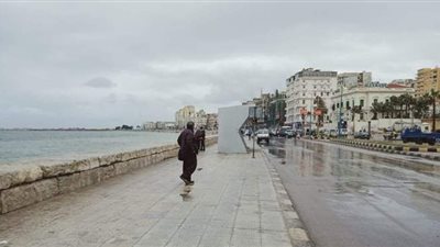 طقس أوروبي يضرب مصر.. أمطار غزيرة تتساقط على الإسكندرية