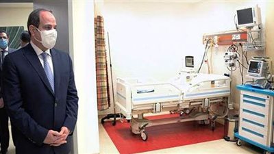 10 صور ترصد تفاصيل افتتاح السيسي المجمع الطبي المتكامل بالإسماعيلية