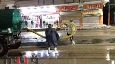 شفط تجمعات المياه ورفع درجة الاستعداد إلى القصوى بالشرقية