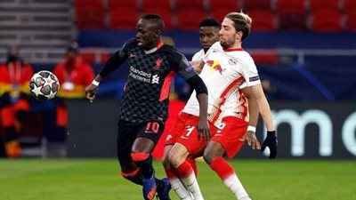 ليفربول يفوز على لايبزيج بثنائية محمد صلاح وماني بدوري الأبطال