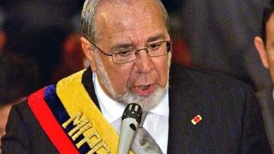 وفاة رئيس الإكوادور الأسبق جوستافو نوبوا.. والرئاسة تعلن الحداد الوطني