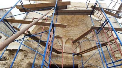 الآثار تبدأ أعمال ترميم سبيل الأمير شيخو بالحطابة وحمايته بسياج حديدي