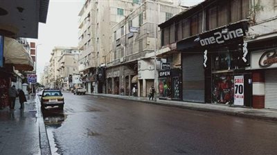 الأمطار تضرب الإسكندرية لليوم الثانى على التوالى واستمرار غلق بوغازى