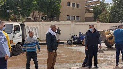 انقطاع مفاجئ للمياه عن مدينة الأقصر بسبب كسر بالخط الرئيسي l صور