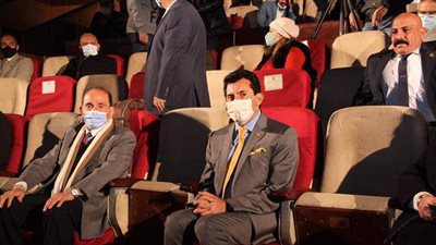 إطلاق حفل ختام مسابقة فرق هواة المسرح بحضور وزير الرياضة | فيديو وصور