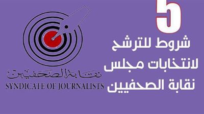 5 شروط للترشح لعضوية مجلس نقابة الصحفيين|إنفو جراف