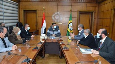 تفاصيل لقاء محافظ الدقهلية برئيس إدارة المناطق الاستثمارية