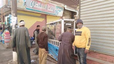 حملة مرافق على زانين وشوارع أرمنت في الأقصر