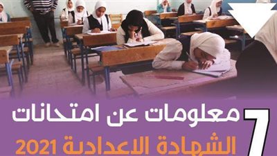 ​7 معلومات عن امتحانات الشهادة الإعدادية 2021