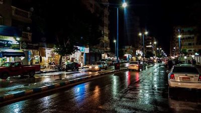 سقوط أمطار متوسطة على مطروح في ثالث أيام نوة أليكسا 2 | صور