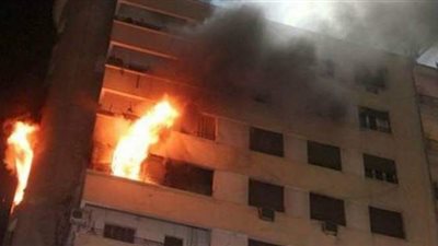 بسبب ماس كهربائي.. تفحم شقة في مساكن العجيزى بطنطا