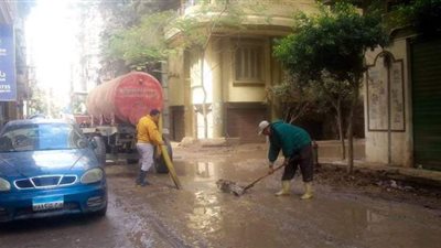 رفع آثار وتجمعات الأمطار لليوم الرابع بالدقهلية | صور