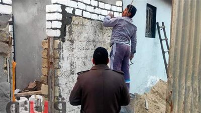 ضبط حالة بناء دون ترخيص في التل الكبير بالإسماعيلية | صور
