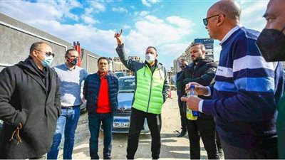 جولة تفقدية للخطيب بالمشاريع الإنشائية في فرع مدينة نصر