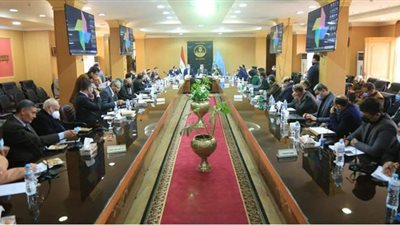 محافظ كفر الشيخ يناقش المشروعات الخدمية مع أعضاء مجلسي النواب والشيوخ