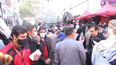 زحام شديد في انتخابات الإعادة لفرعية محامي القاهرة الجديدة |صور