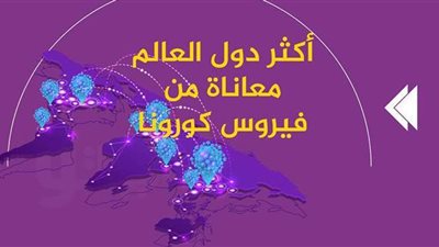 أكثر دول العالم معاناة من فيروس كورونا | إنفوجراف