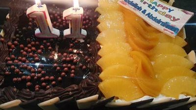 يوسف الشريف يحتفل بعيد ميلاد نجليه